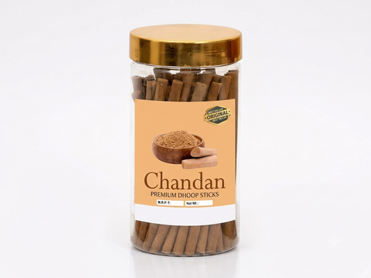Premium Dhoop Batti Combo Pack of 3 – Rose, Chandan, Kapoor & Guggal Fragrance | 300g with Dhoop Holder