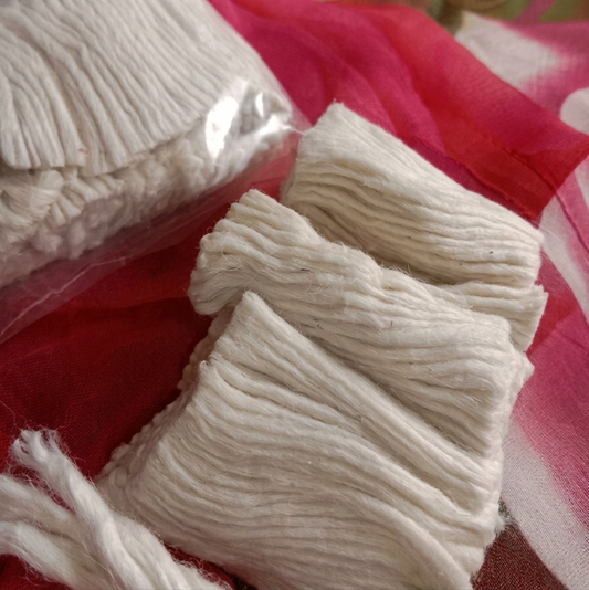 Premium Cotton Diya Wicks – 3 Inch Long Cotton Batti for Pooja, Aarti & Diya | Pack of 1500