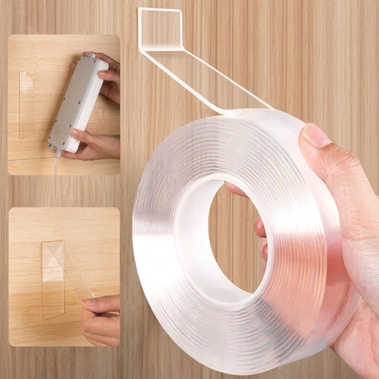 3 Meter Double-Sided Nano Grip Tape – Heavy-Duty, Heat-Resistant, Washable & Removable Anti-Slip Adhesive Tape