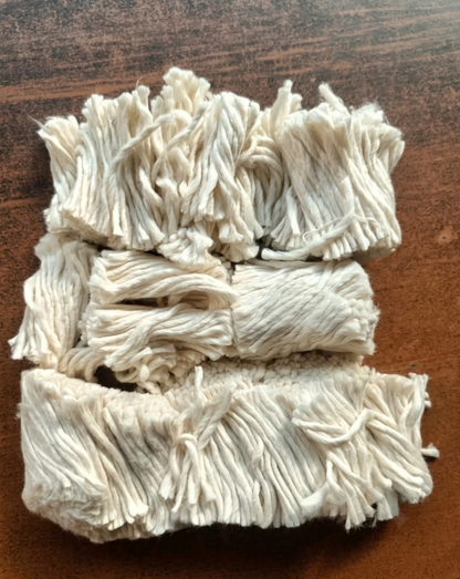 Premium Cotton Diya Wicks – 3 Inch Long Cotton Batti for Pooja, Aarti & Diya | Pack of 1500
